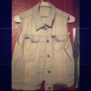 Washed out used vest